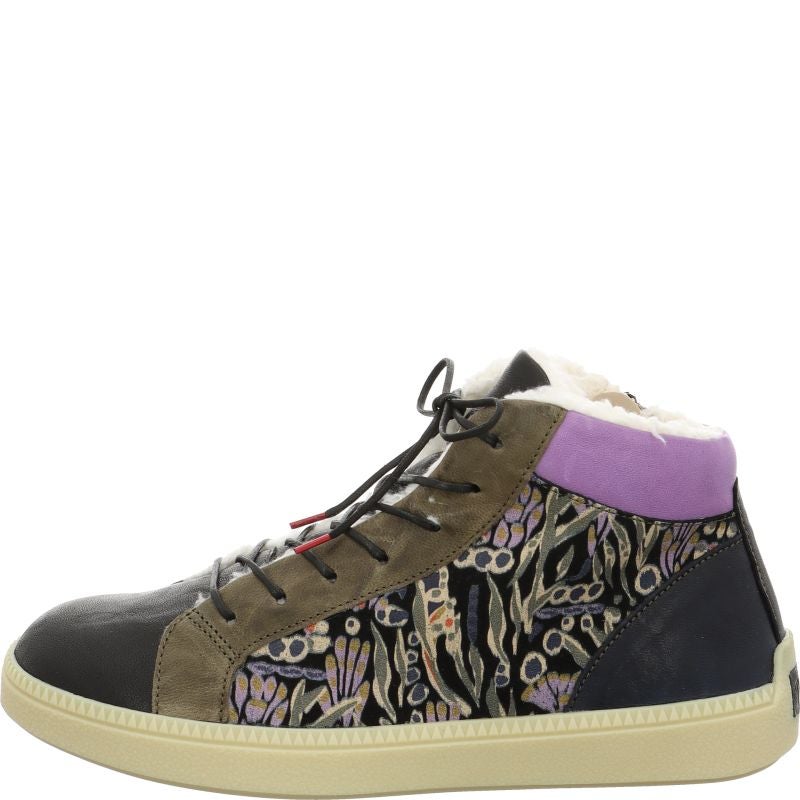 Think! TURNA DAMEN Damen Sneaker high - Material: Leder in Schwarz