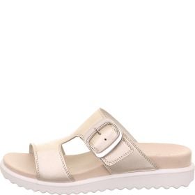 Legero MOVE Damen Pantolette - Material: Leder in Metallic