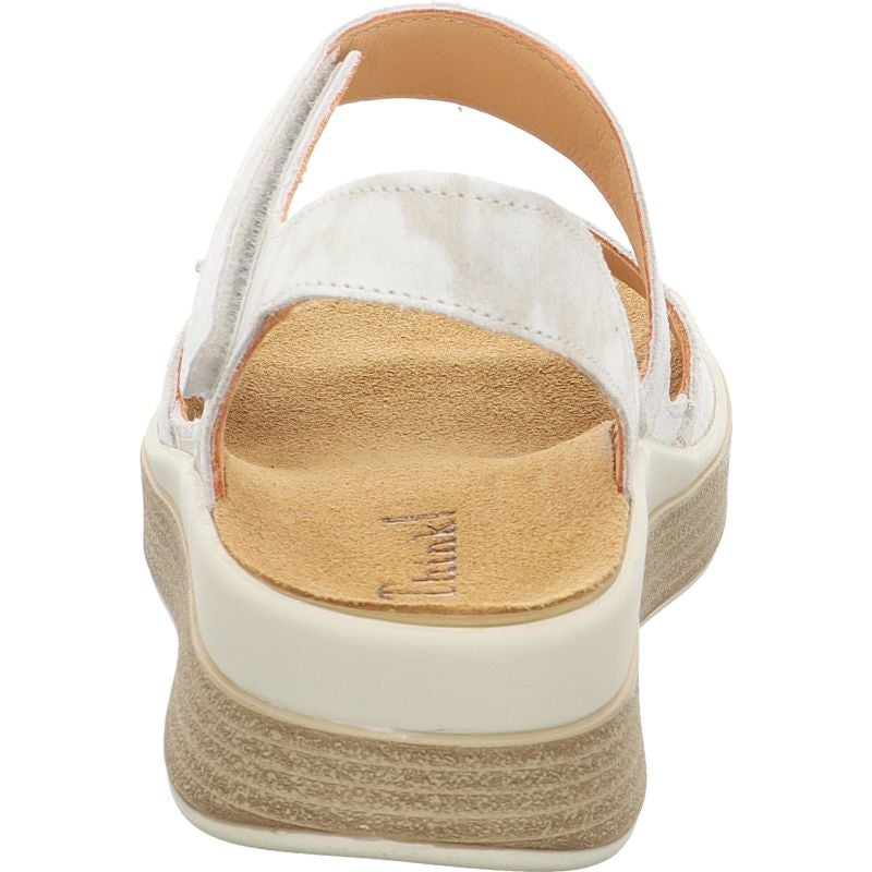 Think MEGGIE Strap sandal - Material: Leather in White
