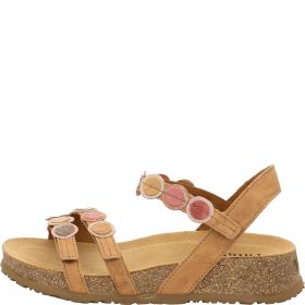 Think KOAK DAMEN Woman Strap sandal - Material: Leather in Brown