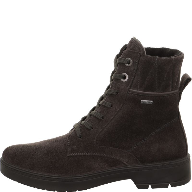 Legero MYSTIC Damen Schnürboots - Material: Leder in Grau