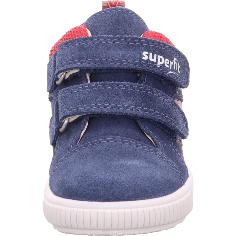 Superfit MOPPY Girls Sneakers low - Material: Leather/Textil in Blue