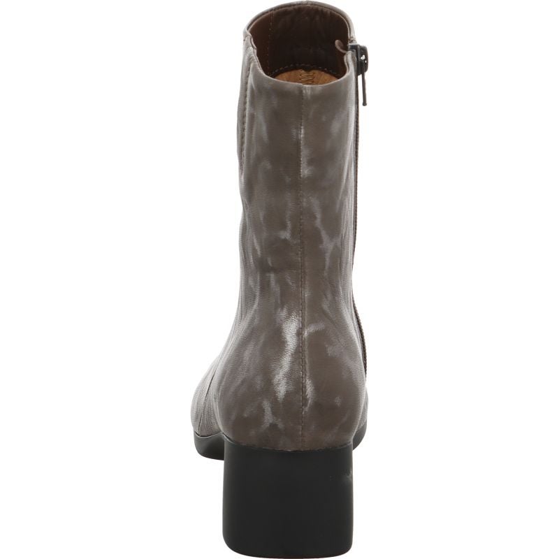 Think NANI Woman Ankle boot - Material: Leather in Grey