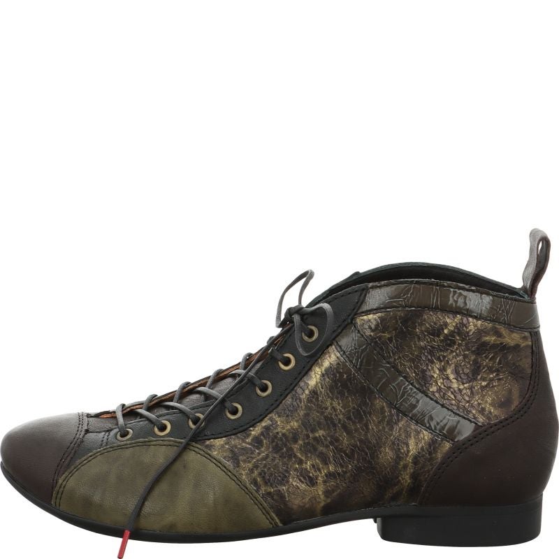 Think GUAD2 Woman Ankle boot - Material: Leather in Multi Colour
