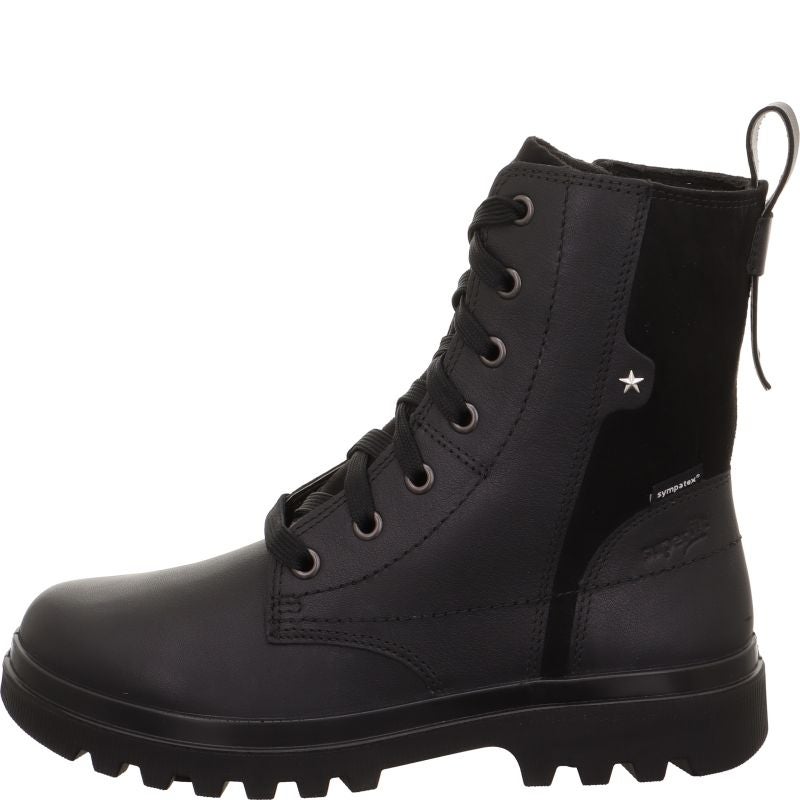 Superfit ABBY NOVA Mädchen Stiefel - Material: Leder/Textil in Schwarz