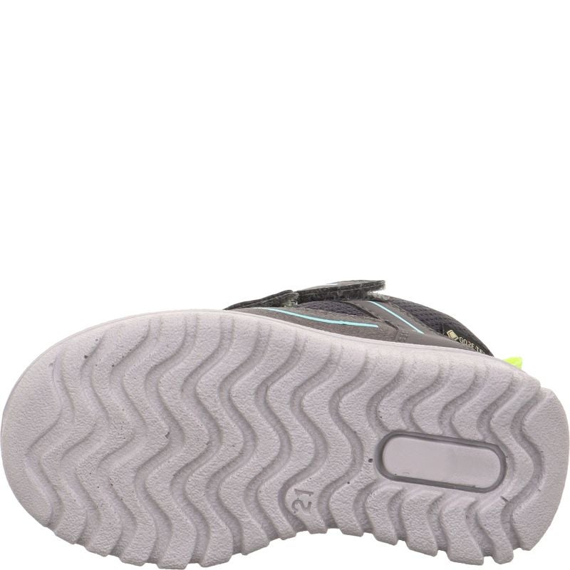 Superfit SPORT7 MINI Sneakers high - Material: Leder/Sonstiges Material/Texti in Grey