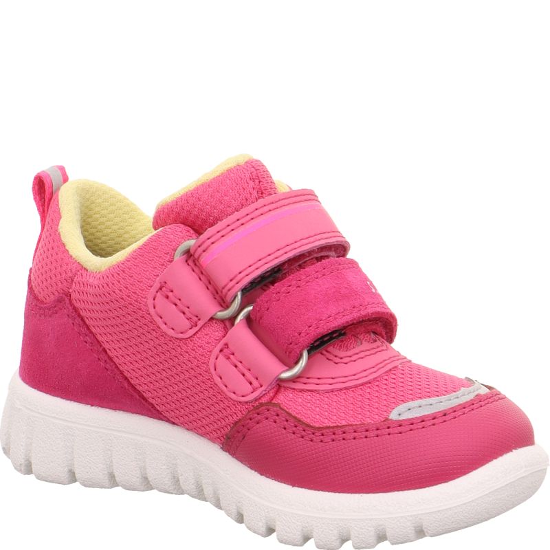 Superfit SPORT7 MINI Girls Sneakers low - Material: Leder/Sonstiges Material/Texti in Pink