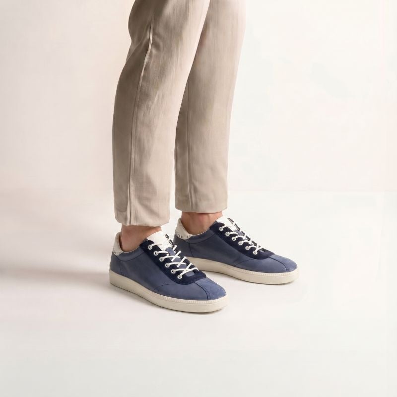 Think! TURNA HERREN Herren Sneaker low - Material: Leder in Blau