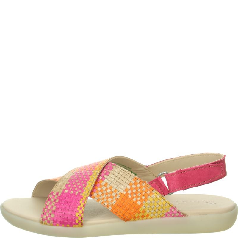 Think NATURE SAND Woman  - Material: Leather in Multi Colour