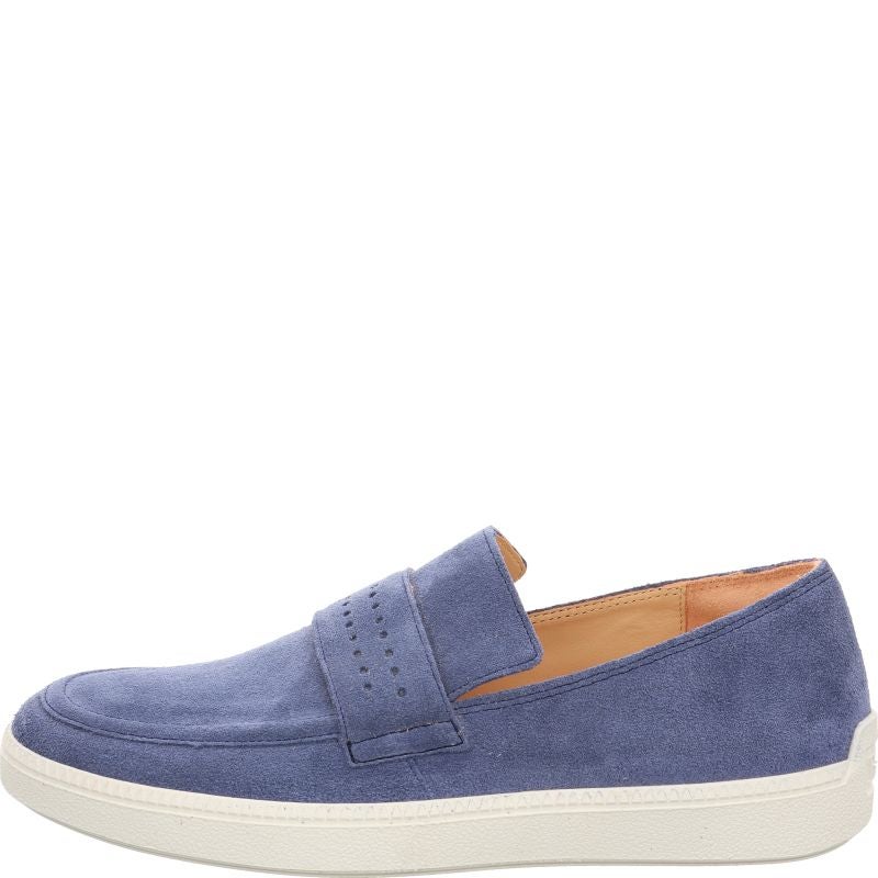 Think TURNA MEN Slipper - Material: Leather in Blue