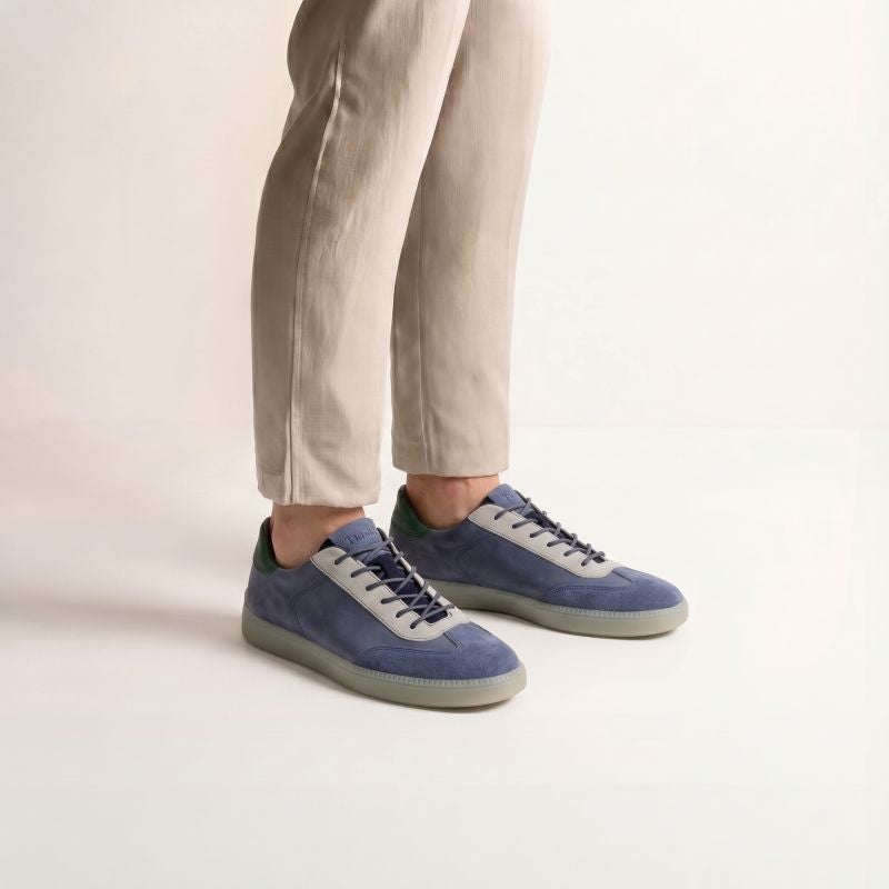 Think TURNA MEN Men Sneakers low - Material: Leather in Blue