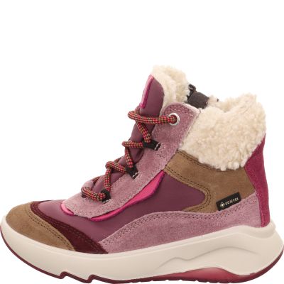 Superfit MELODY Mädchen Sneaker high - Material: Leder/Sonstiges Material/Textil in Mehrfarbig