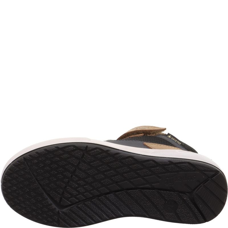 Superfit MAVERICK Jungen Sneaker high - Material: Leder/Sonstiges Material/Textil in Braun