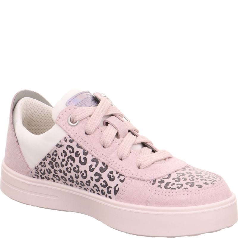Superfit STELLA Sneaker low - Material: Leder/Sonstiges Material/Textil in Rosa