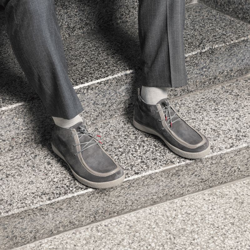 Think! GEOAG Herren Ankle Boots - Material: Leder in Braun