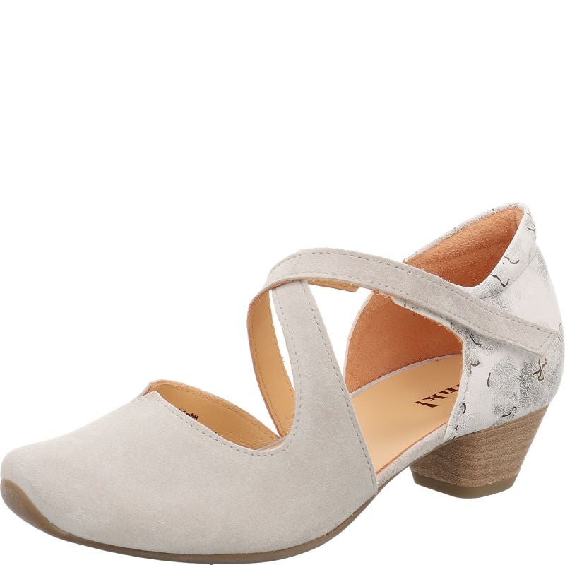 Think AIDA DAMEN Pumps - Material: Leather in Grey