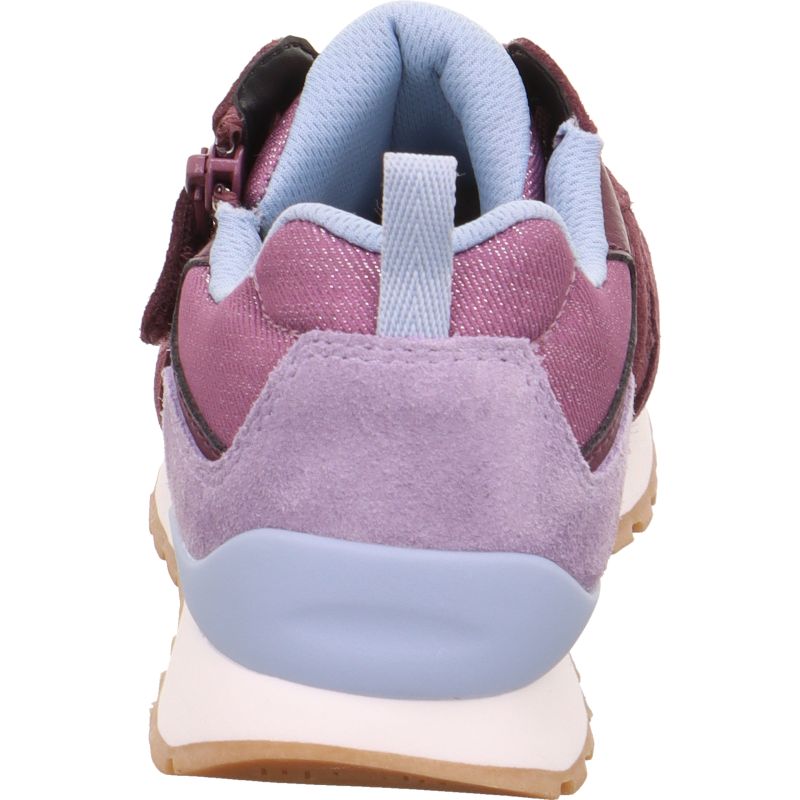 Superfit DASH Sneaker low - Material: Leder/Sonstiges Material/Textil in Rot
