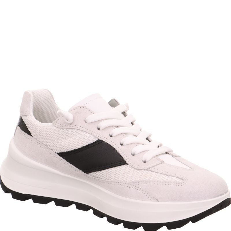 Legero T4 RUN Sneakers low - Material: Leather/Textil in White