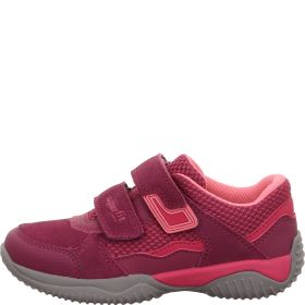 Superfit STORM Girls Sneakers low - Material: Leder/Sonstiges Material/Texti in Red