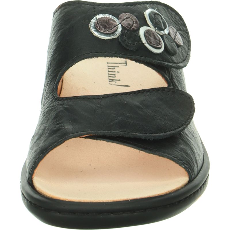 Think CAMILLA DAMEN Woman Mules - Material: Leather in Black