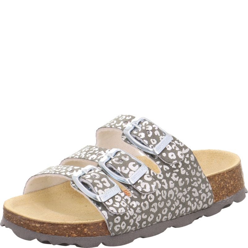 Superfit FUSSBETTPANTOFFEL Girls Slipper - Material: Sonstiges Material in Grey