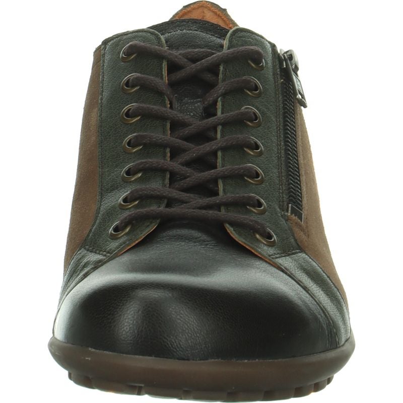 Think KONG HERREN Lace up shoe - Material: Leather in Brown