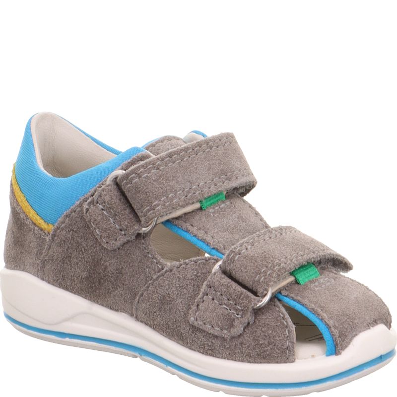 Superfit BOOMERANG Boys Sandal - Material: Leather/Textil in Grey