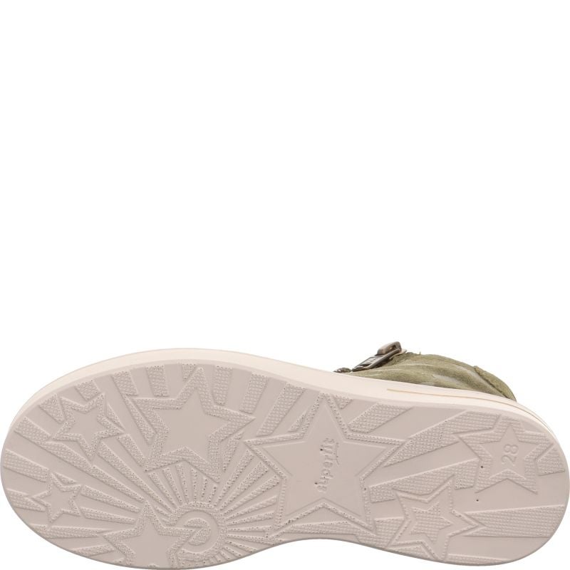 Superfit STELLA Mädchen Sneaker high - Material: Leder/Textil in Grün