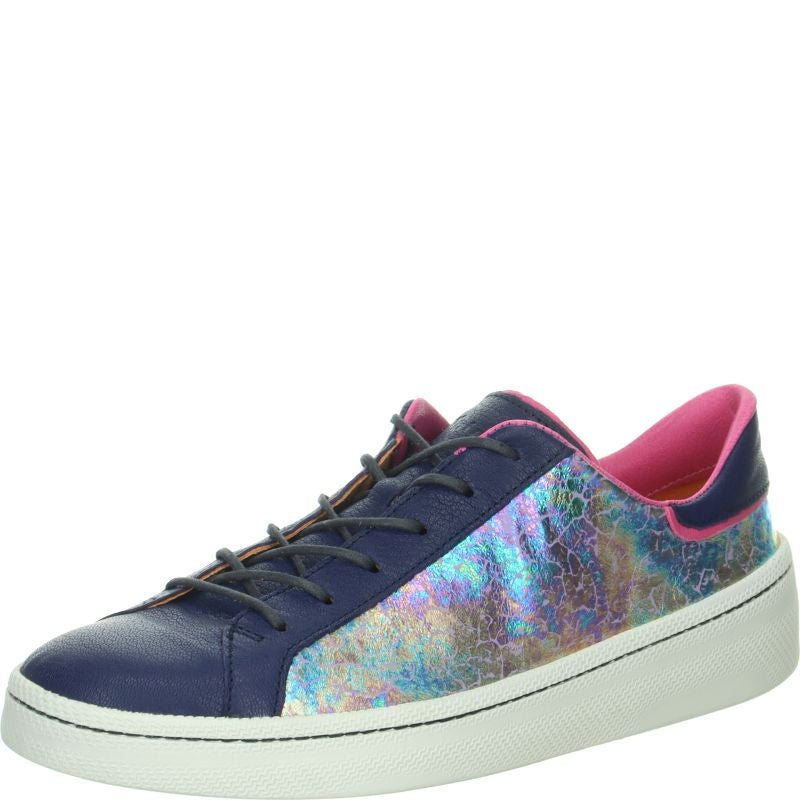 Think KUMI Woman Sneakers low - Material: Leather in Blue