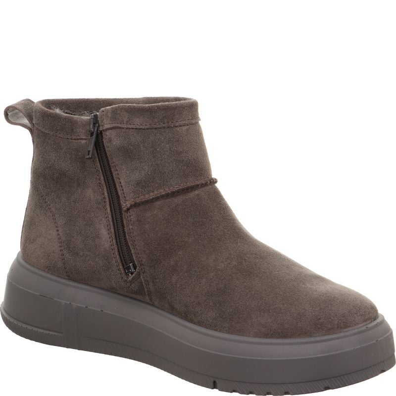 legero WONDER Damen Stiefelette - Material: Leder in Grau