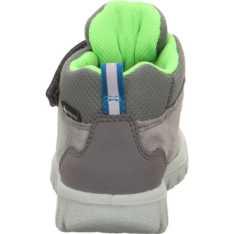 Superfit SPORT7 MINI Sneakers high - Material: Leder/Sonstiges Material/Texti in Green