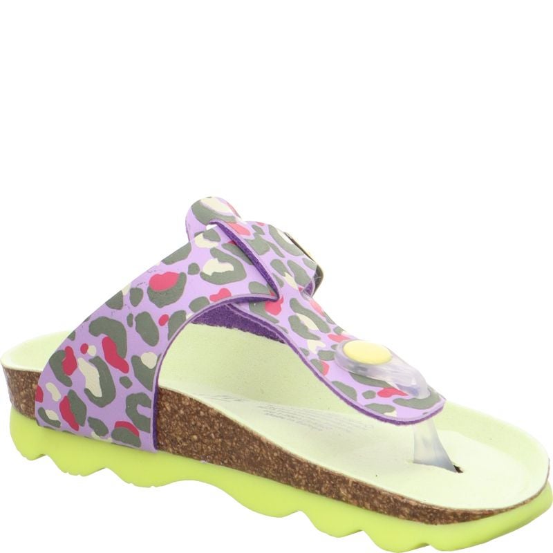 Superfit FUSSBETTPANTOFFEL Girls Slipper - Material: Sonstiges Material in Purple