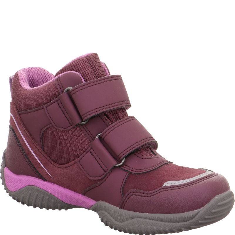 Superfit STORM Unisex | Girls Sneakers high - Material: Leder/Sonstiges Material/Texti in Red
