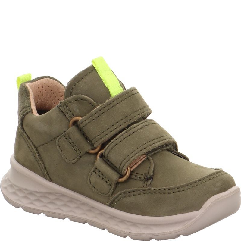 Superfit BREEZE Boys Sneakers high - Material: Leather in Green