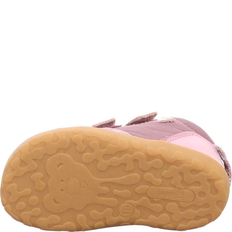 Superfit FLUMMI Girls Sneakers high - Material: Leather/Textil in Purple
