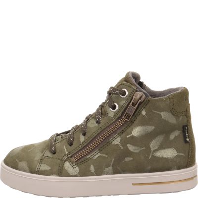 Superfit STELLA Mädchen Sneaker high - Material: Leder/Textil in Grün