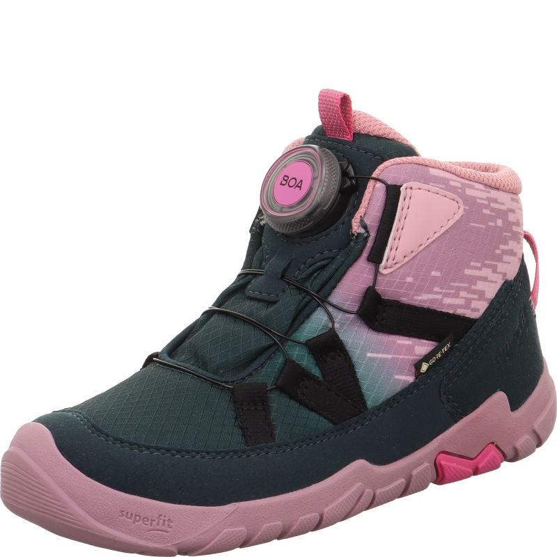 Superfit TRACE Girls Sneakers high - Material: Textil/Sonstiges Material in Green
