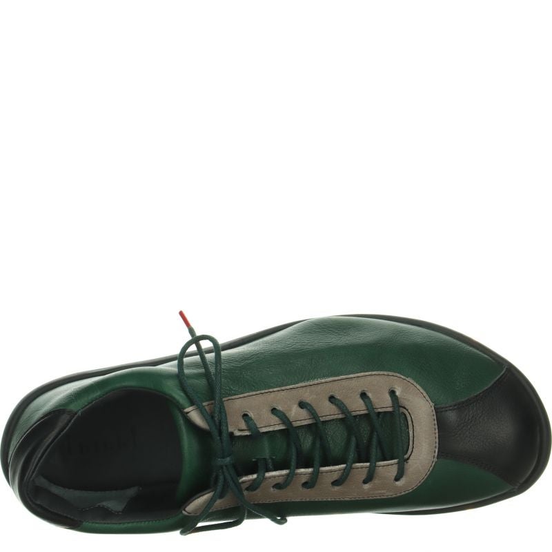 Think! HAPPAT Herren Sneaker low - Material: Leder in Grün