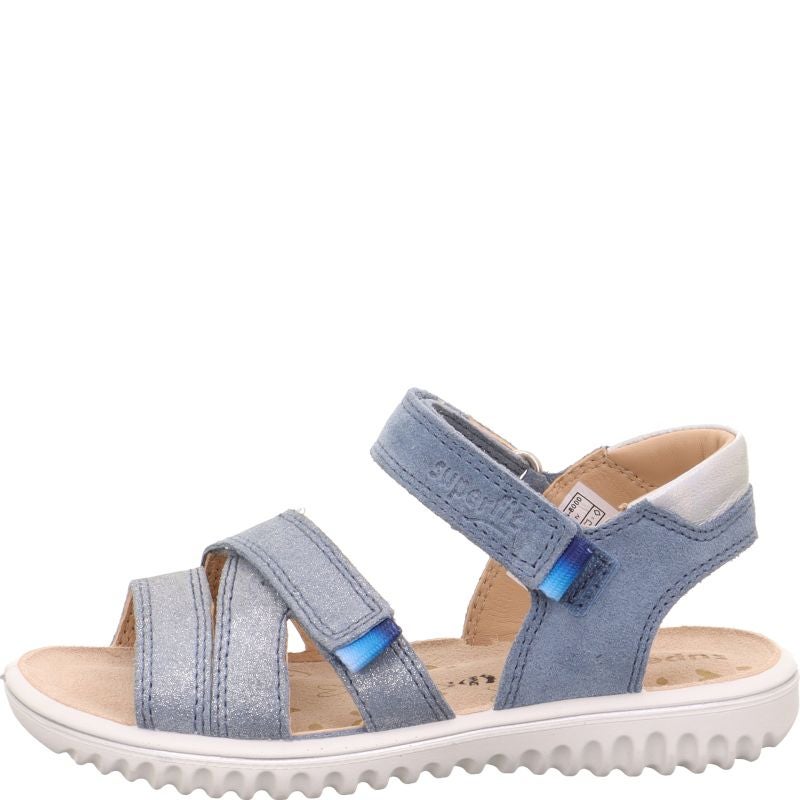 Superfit SPARKLE Mädchen Sandale - Material: Leder in Blau