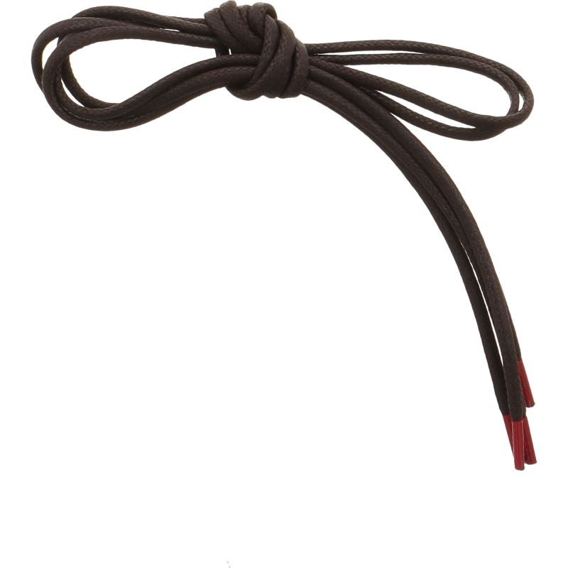 Think THINK SCHUHBAND Unisex Shoelace with red ends - Material: Textile in Brown