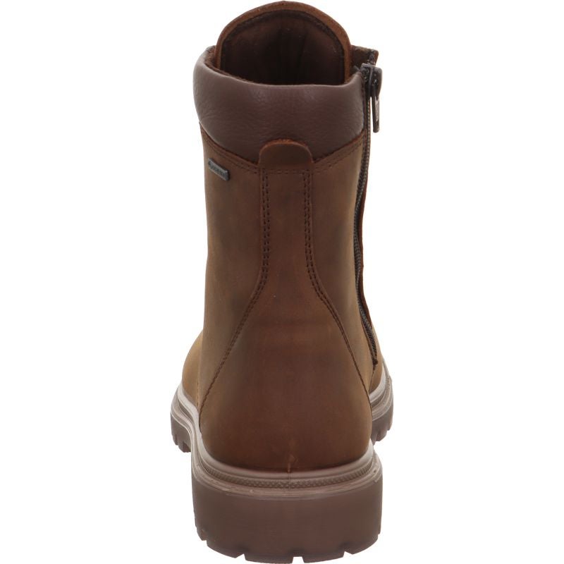 legero MONTA Damen Schnürboots - Material: Leder in Braun