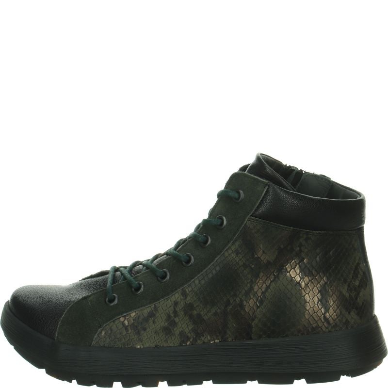 Think COMODA Ankle boot - Material: Leather in Black