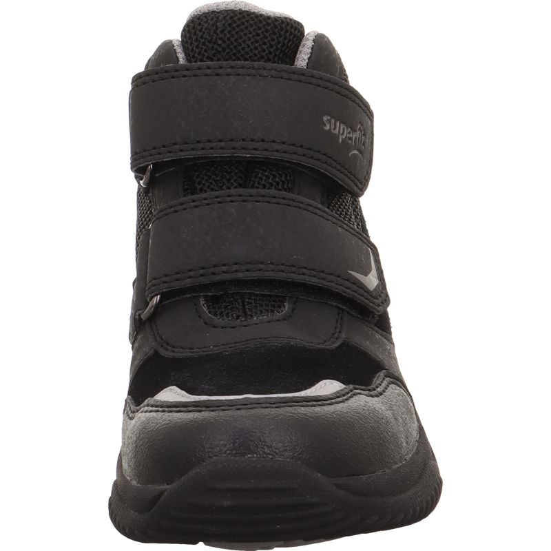 Superfit STORM Boys Sneakers high - Material: Leder/Sonstiges Material/Texti in Black