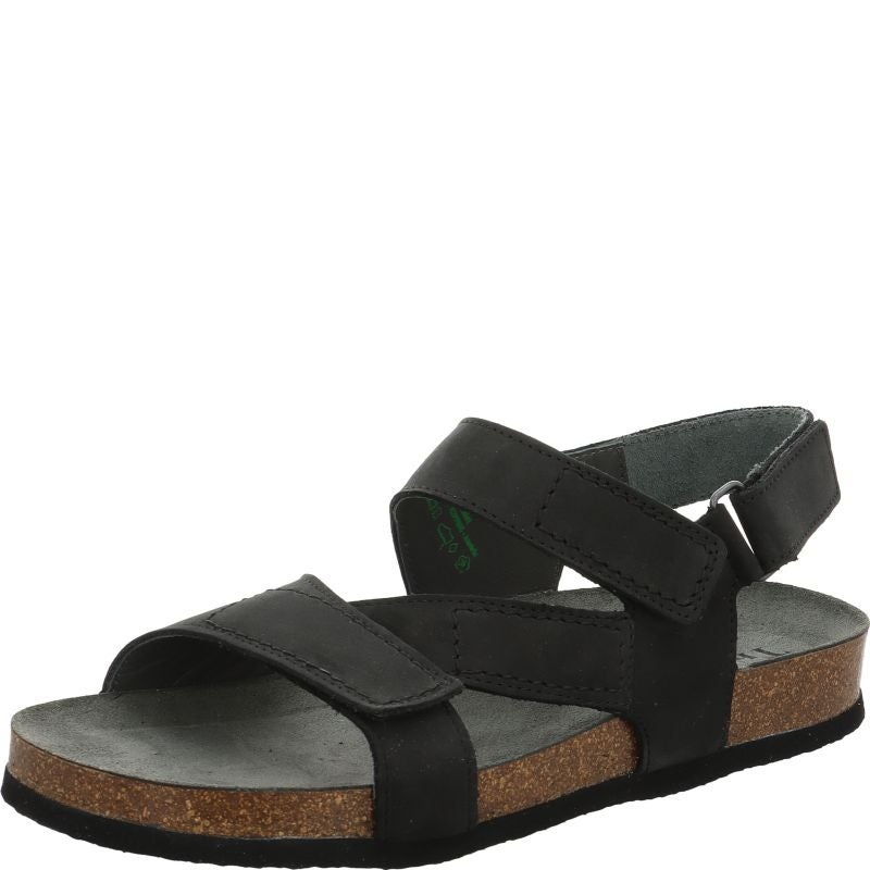 Think WOLFI Men Sandal - Material: Leather in Black