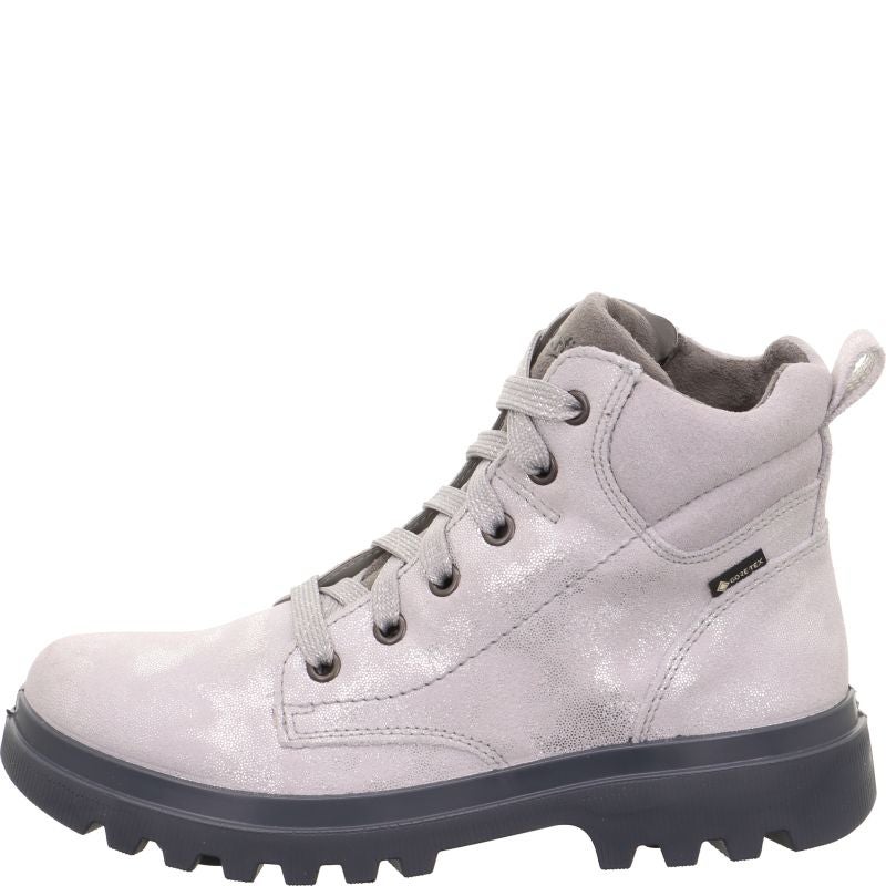 Superfit ABBY NOVA Mädchen Boots - Material: Leder/Textil in Grau