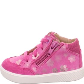 Superfit SUPIES Sneaker high - Material: Leder/Textil in Pink