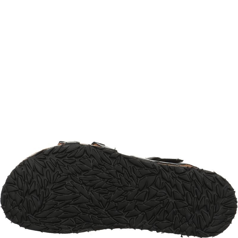 Think KOAK DAMEN Strap sandal - Material: Leather in Black