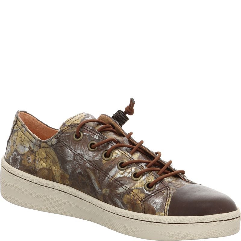 Think KUMI Woman Sneakers low - Material: Leather in Brown