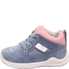 Superfit UNIVERSE Mädchen Sneaker high - Material: Leder/Textil in Blau