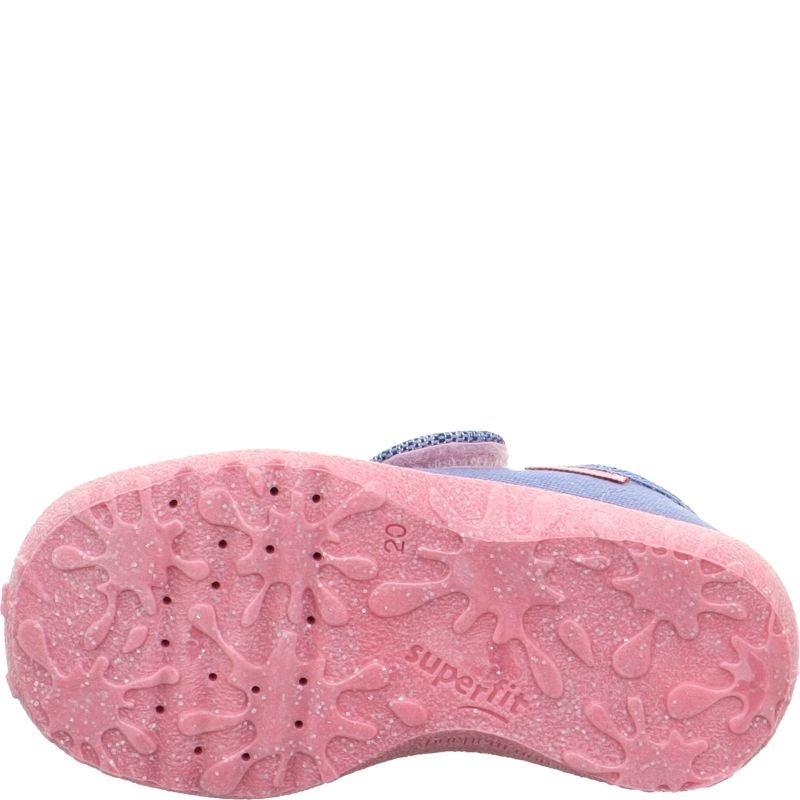 Superfit SPOTTY Girls Slipper - Material: Textile in Blue